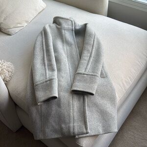 J.Crew Stadium Coat, light grey size 2